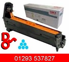 Genuine OKI ES2632a4 Toner Cyan 43865731