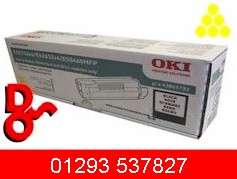 OKI Executive Series ES3032a4 Genuine Yellow Toner Cartridge  - 43866125 replaced by 44318615