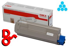 OKI MC861 Toner Cyan 44059167