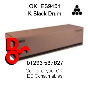ES9451,  Executive Series, EP K Image Drum Black, Genuine OKI for ES9451 - 45103722