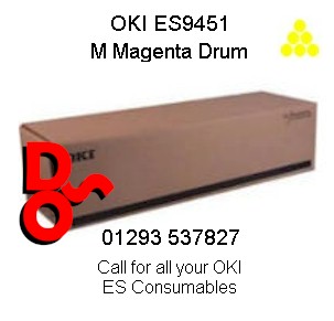 OKI ES9451, Executive Series, EP "Y Image Drum" Yellow, Genuine OKI for ES9451 - 45103719 Phone 01293 537827 for our current price and availability, We guarantee competitive pricing, We offer next day delivery nationwide