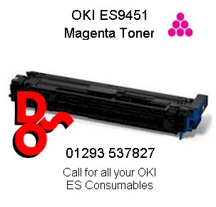 Toner Magenta, Genuine OKI for ES9451 - 45536510