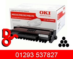 Genuine OKI MB260 Toner Black 01239901
